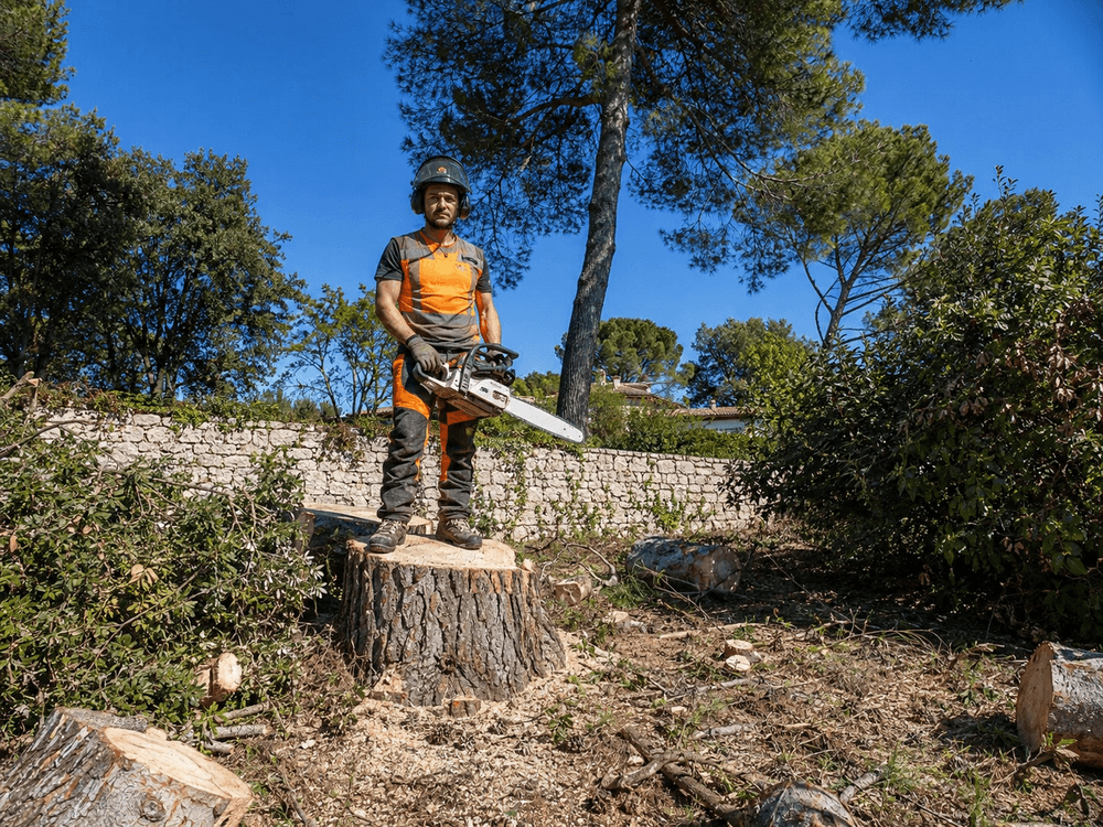 Élagage et abattage d’arbre par un grimpeur-élagueur à Marseille, Bouches-du-Rhône